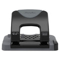 Swingline 20-Sheet Smarttouch Two-Hole Punch, 9/32" Holes, Metal, Black/Gray - SJB-DIAMOND ELITES