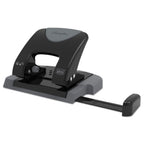 Swingline 20-Sheet Smarttouch Two-Hole Punch, 9/32" Holes, Metal, Black/Gray - SJB-DIAMOND ELITES