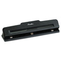 Swingline 10-Sheet Desktop Two-to-Three-Hole Adjustable Punch, 9/32" Holes, Black - SJB-DIAMOND ELITES