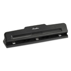 Swingline 10-Sheet Desktop Two-to-Three-Hole Adjustable Punch, 9/32" Holes, Black - SJB-DIAMOND ELITES