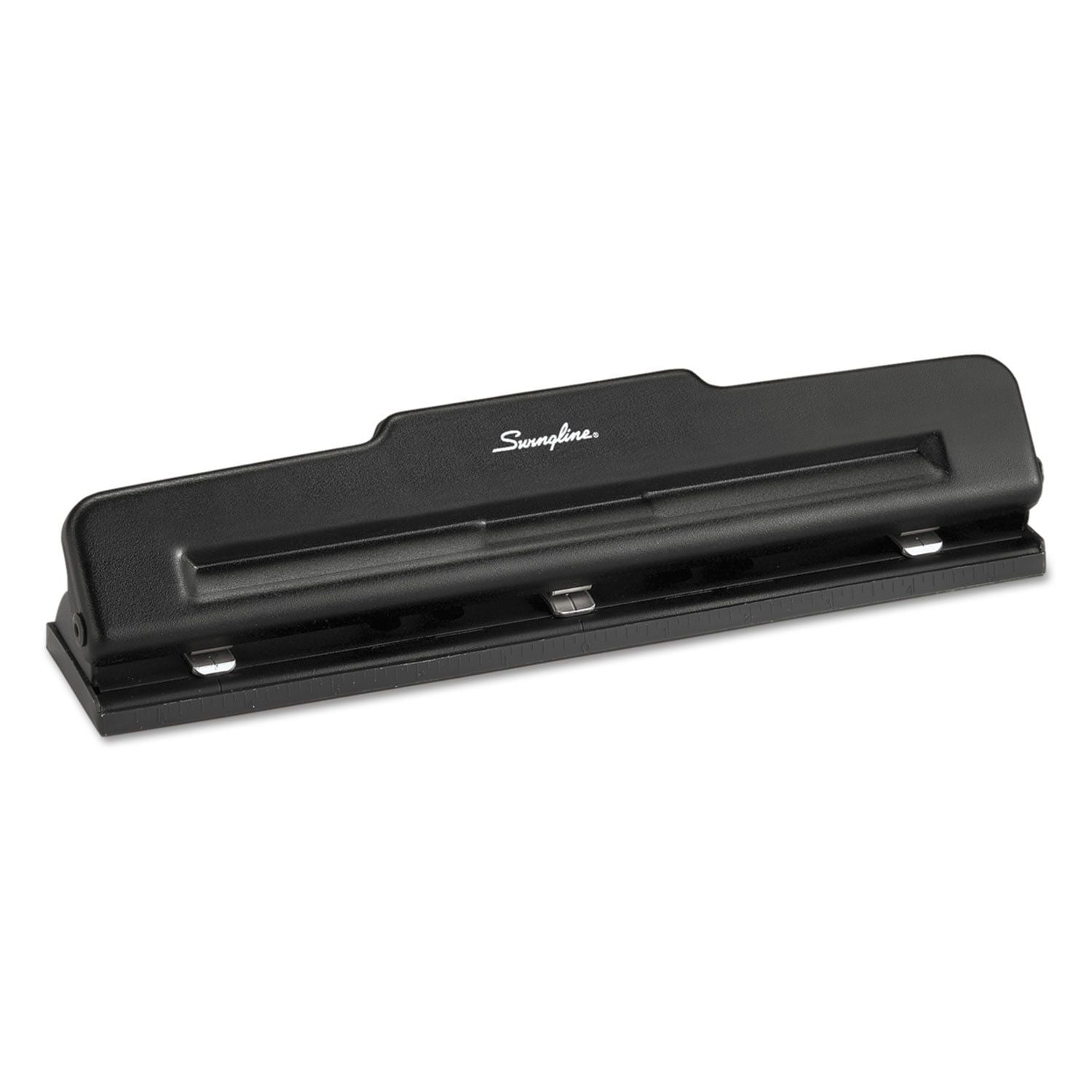 Swingline 10-Sheet Desktop Two-to-Three-Hole Adjustable Punch, 9/32" Holes, Black - SJB-DIAMOND ELITES