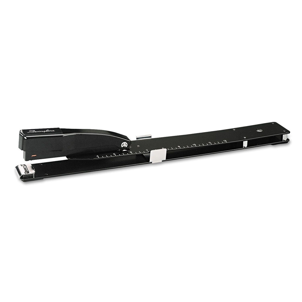 Swingline Heavy-Duty Long Reach Stapler, 20-Sheet Capacity, 12" Throat, Black - SJB-DIAMOND ELITES