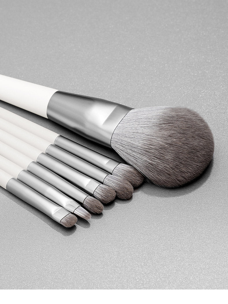 ZOREYA silver foxtail 10 makeup brushes Pi-Mart
