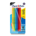 Paper Mate SharpWriter Mechanical Pencils, 0.7 mm HB #2 Lead, Fun Assorted Color Barrels, 12 Count - SJB-DIAMOND ELITES