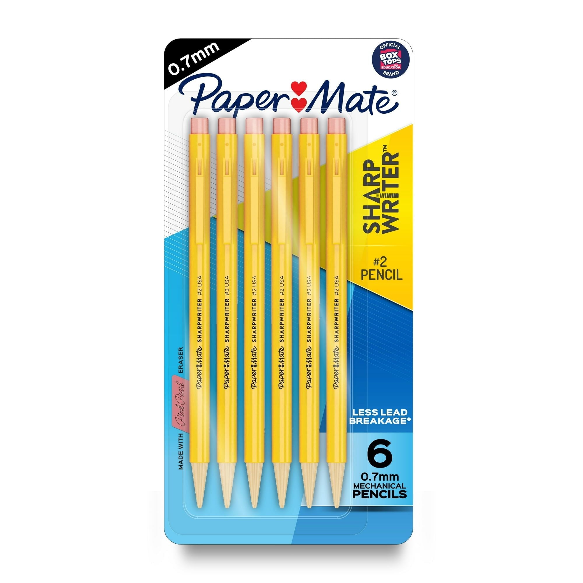 Paper Mate SharpWriter Mechanical Pencils 0.7 mm, 6 CT - SJB-DIAMOND ELITES