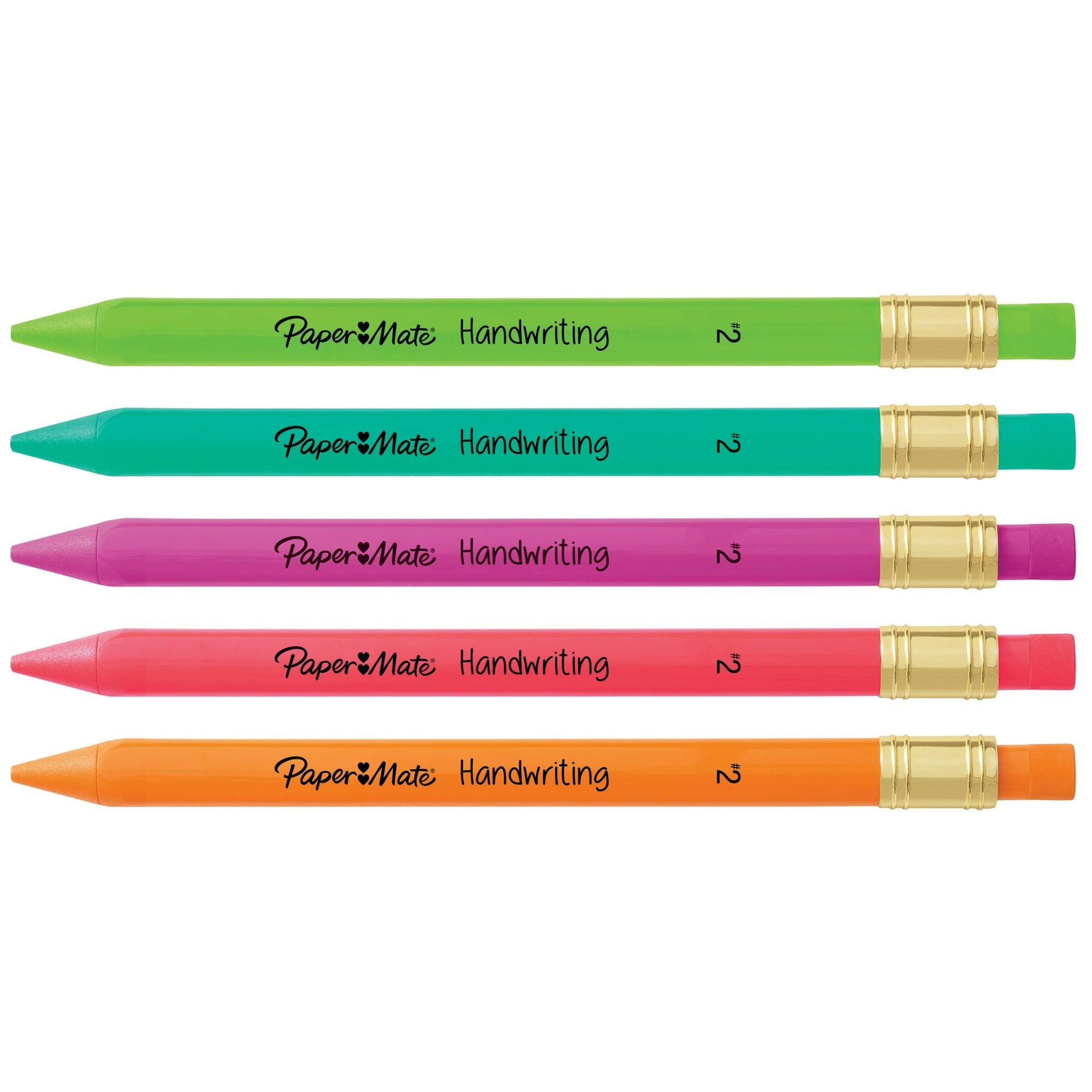 Paper Mate Handwriting Triangular Mechanical Pencils, 1.3mm, 5 Count Set - SJB-DIAMOND ELITES