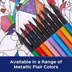 Paper Mate Flair Felt Tip Pens, Medium Point, 0.7mm, Metallic City Lights, 8 Count - SJB-DIAMOND ELITES