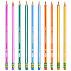 Ticonderoga No. 2 Pencil, Striped Barrels, Pack of 10 - SJB-DIAMOND ELITES