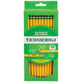 Ticonderoga Premium Wood Pencils, Sharpened #2 Lead, Yellow, 48 Count - SJB-DIAMOND ELITES
