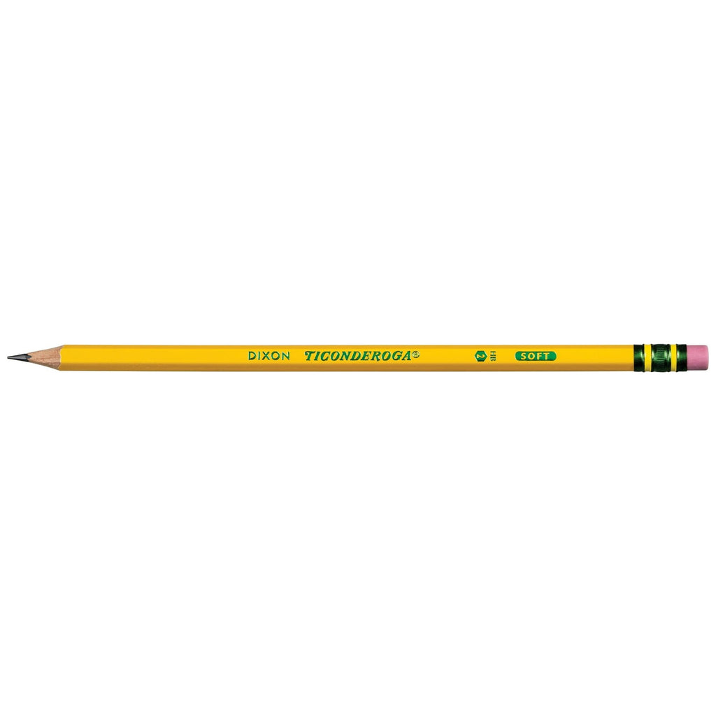 Ticonderoga Premium Wood Pencils, Sharpened #2 Lead, Yellow, 48 Count - SJB-DIAMOND ELITES