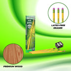 Ticonderoga Pencils #2 Soft Yellow Woodcase Graphite Pencil for School Supplies and Craft Supplies 12 Count (13882) Free Sharpener 1 Pack - SJB-DIAMOND ELITES