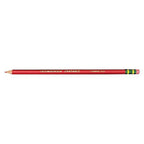TICONDEROGA Erasable Checking Pencils, Pre-Sharpened with Eraser, Red, Pack of 4 (13941) - SJB-DIAMOND ELITES