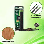 Ticonderoga Pencils #2 Black 3-Sided 6 Ct. Free Sharpener 1 Pack - SJB-DIAMOND ELITES