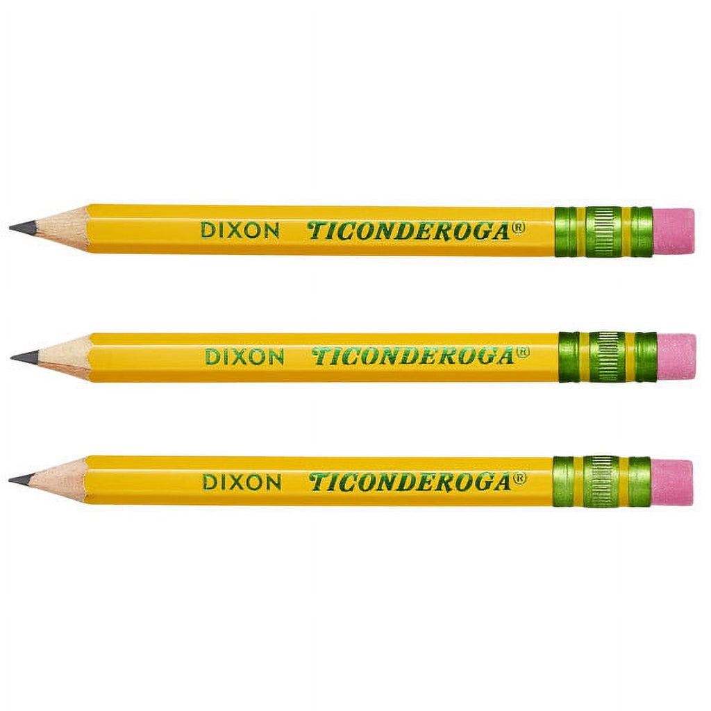 Ticonderoga Golf Pencils with Eraser, Box of 72 - SJB-DIAMOND ELITES