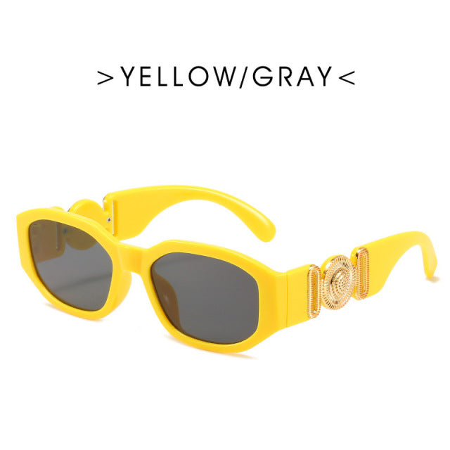 Retro Cutting Lens Gradient Square Sun Glasses UV400 - SJB-DIAMOND ELITES