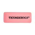 TICONDEROGA Pink Carnation Erasers, Wedge, Medium, Pink, 2-5/16 x 13/16 x 7/17 Inches, 3-Pack 38943 - SJB-DIAMOND ELITES