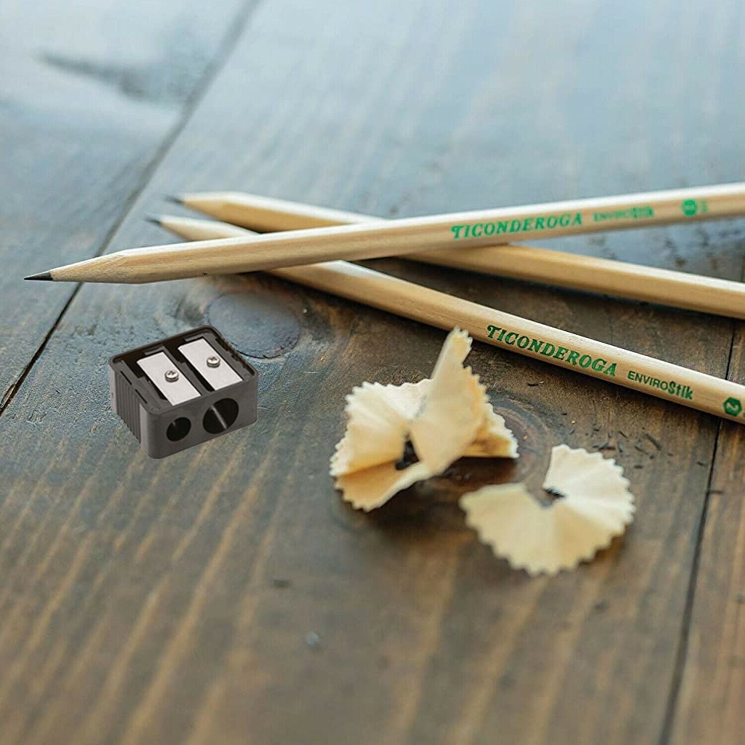 Ticonderoga Pencils #2 Renew Sharpened 10 Ct. Free Sharpener 1 Pack - SJB-DIAMOND ELITES