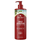 Old Spice Daily Hydration Hand & Body Lotion for Men, Fiji with Coconut Oil, 16 fl oz