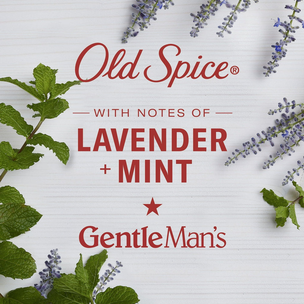 Old Spice Gentleman's Blend Super Hydration All Hand & Body Lotion, Lavender & Mint, 17.0 fl oz
