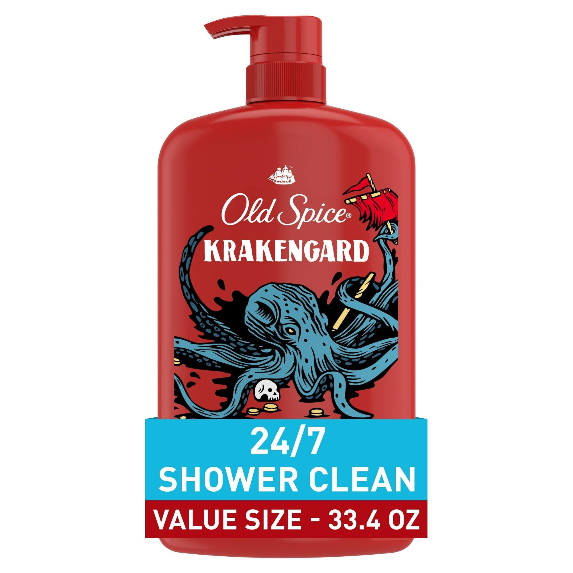Old Spice Men's Body Wash, Krakengard, Long Lasting Lather, 33.4 fl oz EasyOptionXY LLC