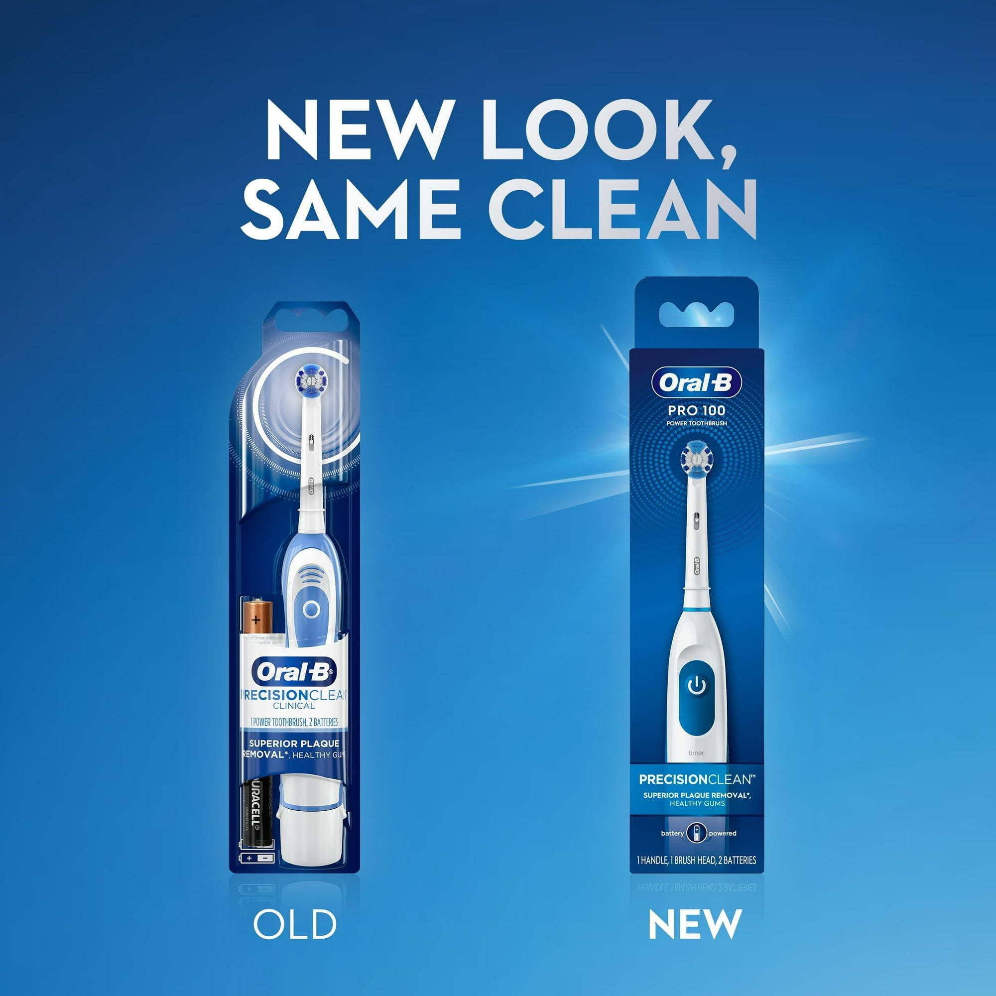 Oral-B Pro Health Clinical Battery Powered Toothbrush, 1 Ct, Compact Head, for Adults & Children 3+ EasyOptionXY LLC