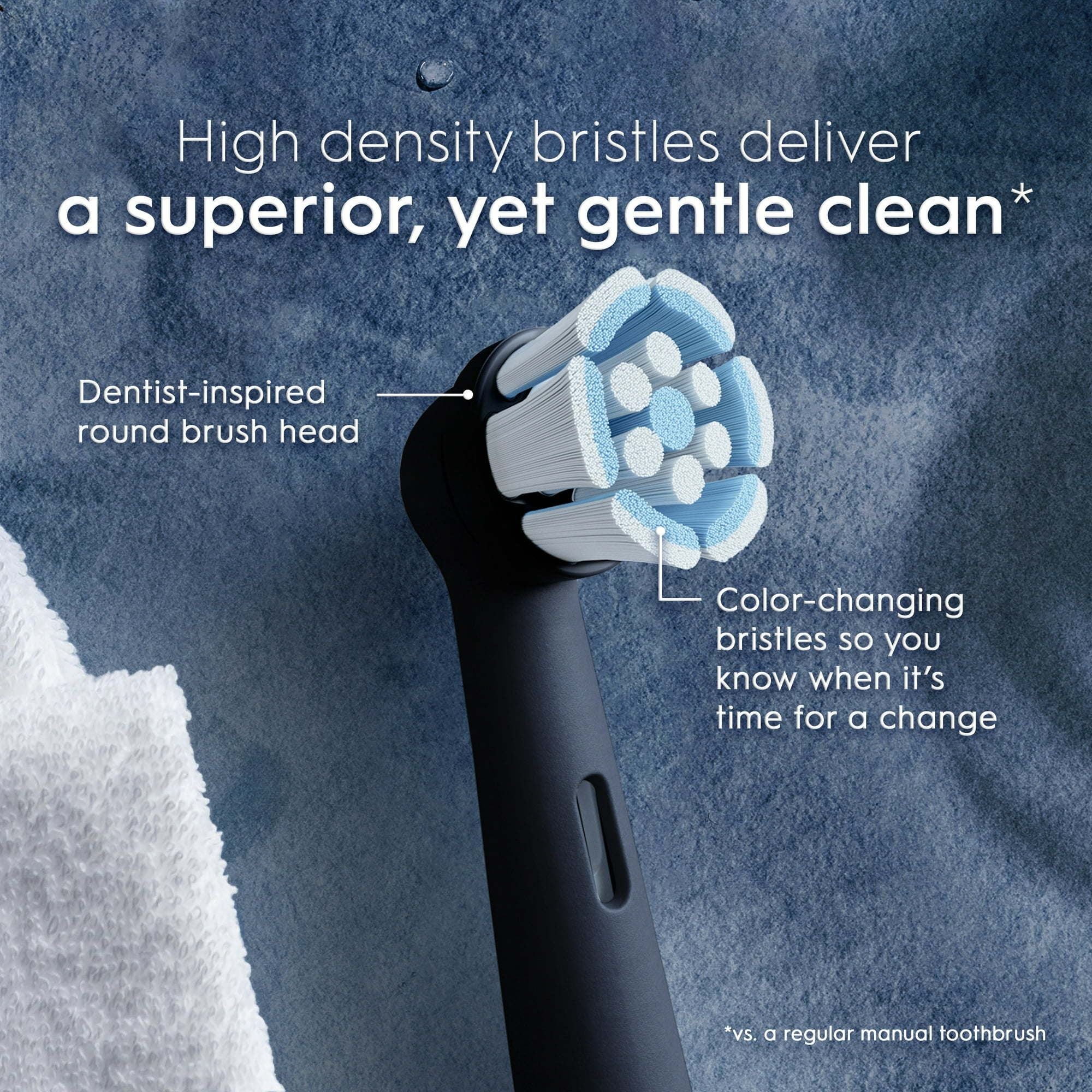 Oral-B iO Gentle Care Replacement Heads, Electric Toothbrush Brush Heads, Black, 2 Count EasyOptionXY LLC