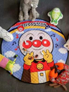 Explosion models Ins cotton car storage mat storage toy mats Round outing children climbing mat storage bag Pi-Mart