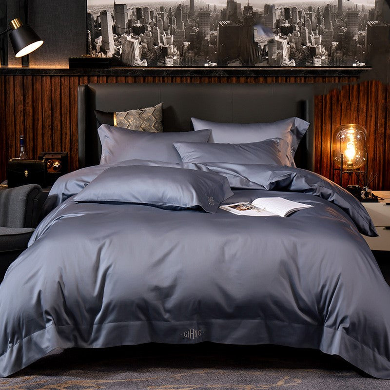 Four-piece long-staple cotton cotton duvet cover sheet Pi-Mart