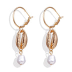 Shell Scallop Earring Set