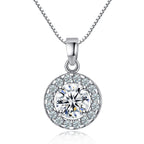 Zircon Necklace Earring Set Pi-Mart