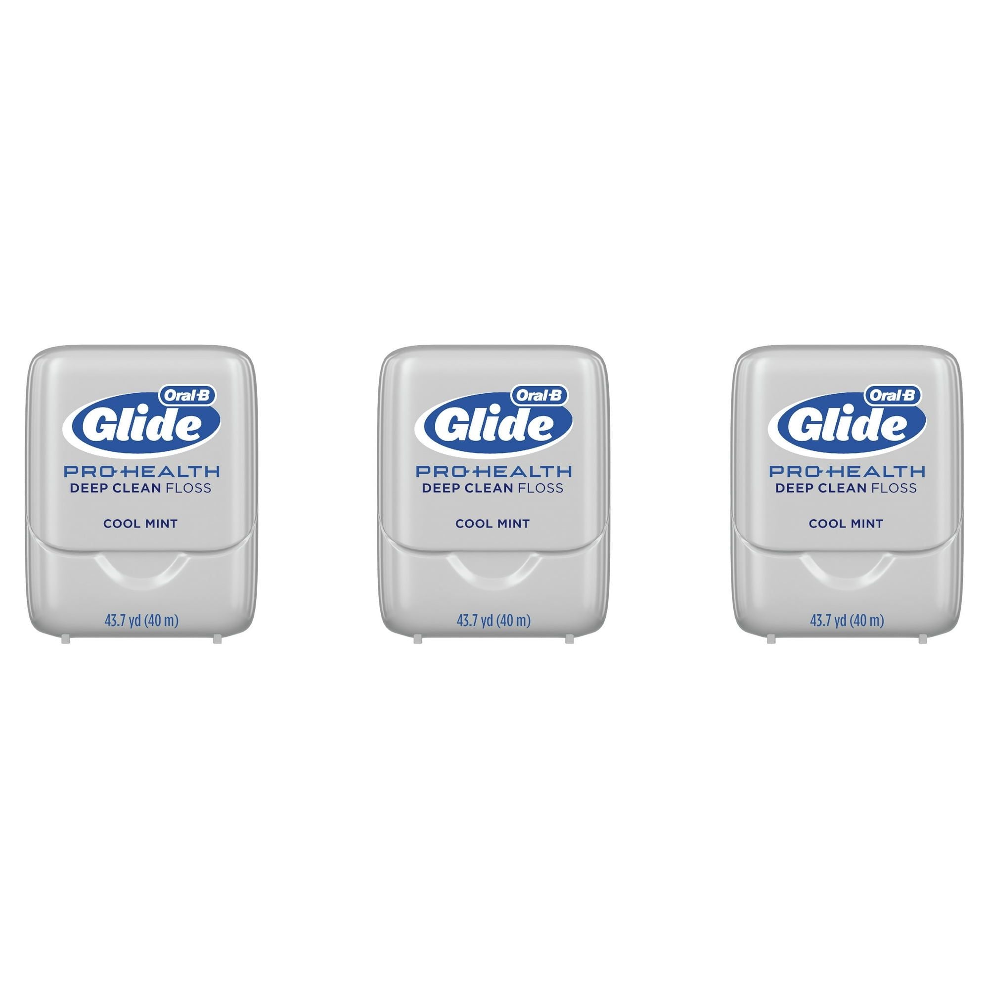 Oral-B Glide Pro Health Dental Floss, Cool Mint, 40 m, 3 Pack