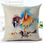 Horse pattern pillow pillowcase Lootquake LLC
