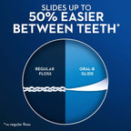 Oral-B Glide Pro-Health Comfort Plus Ribbon Dental Floss, Extra Soft, Value 2 Pack (40m Each)