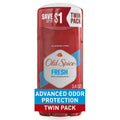 Old Spice Aluminum Free Deodorant Stick for Men, High Endurance Fresh, 3.4 oz, Twin Pack