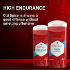 Old Spice Aluminum Free Deodorant Stick for Men, High Endurance Fresh, 3.4 oz, Twin Pack