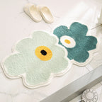 Bathroom Flocking Absorbent Floor Mat Anti Slip Pad Household Use Pi-Mart
