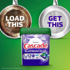 Cascade Platinum Plus Dishwasher Pods, Dish Detergent ActionPacs, Clean Lemon, 62 Count EasyOptionXY LLC