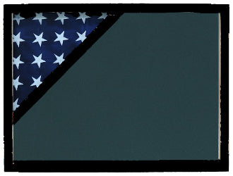 Military Shadow box to hold a 3’ X 5’ flag. The Military Gift Store