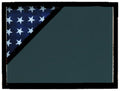 American Medal Badge Photo Flag Display Frame. The Military Gift Store