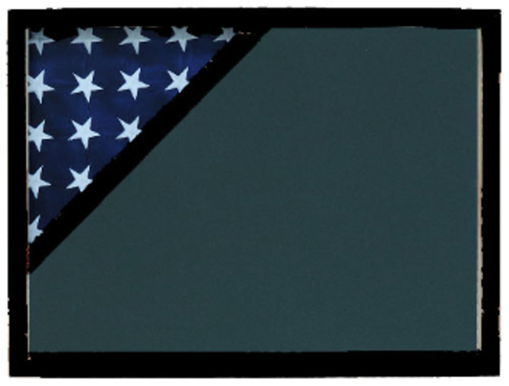 American Medal Badge Photo Flag Display Frame. The Military Gift Store