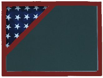 Military Shadow box to hold a 3’ X 5’ flag. The Military Gift Store