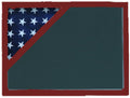 Shadow box for american flag, 3x5 flag, 4x6 flag ,5x9.5 Flag. The Military Gift Store