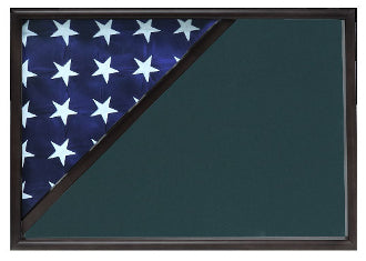 Shadow box to hold a 5’ X 9.5’ flag, Flag medal display frame The Military Gift Store