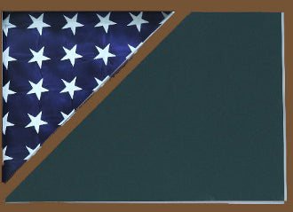Shadow box to hold a 5’ X 9.5’ flag, Flag medal display frame The Military Gift Store