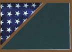 Shadow box to hold a 5’ X 9.5’ flag, Flag medal display frame The Military Gift Store