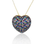 Zircon Earring Necklace Set Pi-Mart
