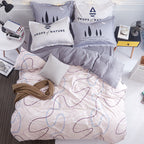 Pure cotton four-piece set cotton bed linen duvet cover single Pi-Mart