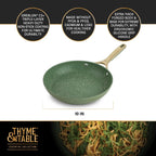 Thyme & Table Nonstick 10" Supreme Fry Pan, Olive EasyOptionXY LLC