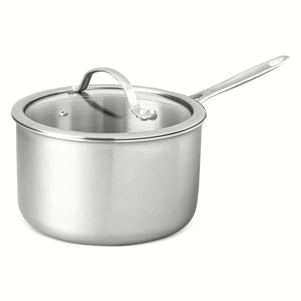 Thyme & Table 16-Piece Tri-Ply Non-Stick Etch-Tech Cookware & Utensil Set EasyOptionXY LLC