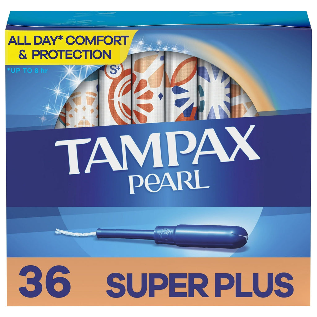 Tampax Pearl Tampons with LeakGuard Braid, Super Plus Absorbency, 36 Count EasyOptionXY LLC
